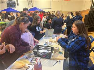 students at fall fest